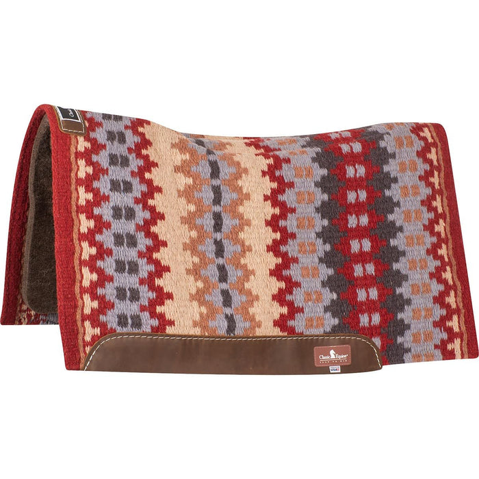 Classic Equine Contour Wool Top Alpaca Saddle Pad - Jeffers - Horse Supplies > Horse Tack > Saddle Pads & Blankets