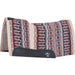 Classic Equine ESP Contour Blanket Top Saddle Pad - CR1U1 - Latte/Peacock - 32" x 34" - 3/4" - 3