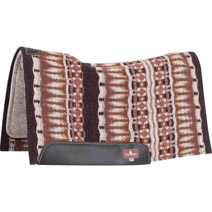 Classic Equine ESP Contour Blanket Top Saddle Pad - CR1U5 - Coffee/Cashmere - 34" x 38" - 3/4" - 7