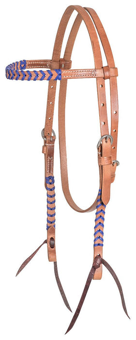 Classic Equine Laced Browband Headstall, Full - Jeffers - Horse Supplies > Horse Tack > Bridles & Headstalls