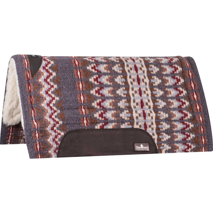Classic Equine SensorFlex Blanket Top Saddle Pad - CR1UK - Slate/Russett - 32" x 34" - 1" - 5