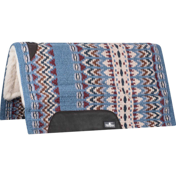 Classic Equine SensorFlex Blanket Top Saddle Pad - CR1UL - Cornflower/Baby Blue - 34" x 38" - 1" - 6