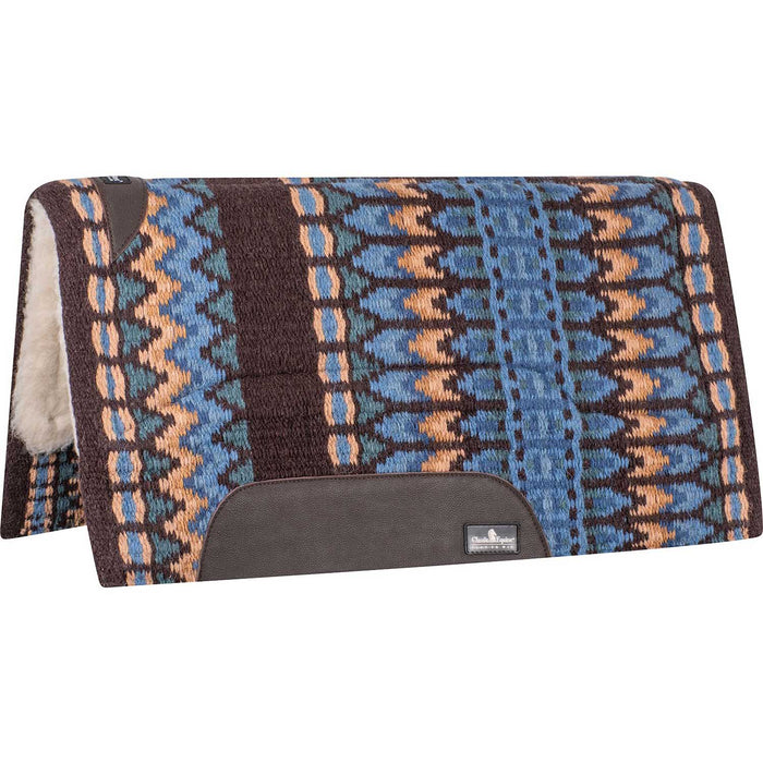 Classic Equine SensorFlex Blanket Top Saddle Pad - CR1UM - Coffee/Fawn - 34" x 38" - 1" - 7