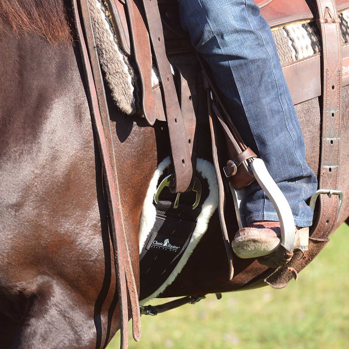 Classic Equine SensorFlex Straight Cinch - CR1EN - 26 in - Black - 4