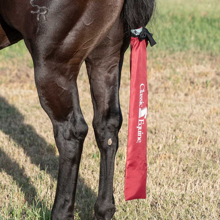 Classic Equine Slick Tail Bag for Horses - CR1VZ - Crimson - 1 - 6