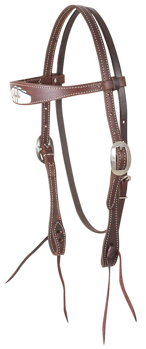 Classic Equine Tombstone Browband Headstall - Jeffers - Horse Supplies > Horse Tack > Bridles & Headstalls