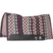 Classic Equine Zone Blanket Top Saddle Pad - CR1TE - Mulberry/Cashmere - 32" x 34" - 3/4" - 3
