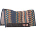 Classic Equine Zone Blanket Top Saddle Pad - CR1TF - Navy/Emerald - 32" x 34" - 3/4" - 4