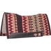 Classic Equine Zone Blanket Top Saddle Pad - CR1TJ - Coffee/Cherry - 34" x 38" - 3/4" - 7