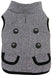 Classic Tweed Dog Coat, Black/White - Jeffers - Dog Supplies > Dog Apparel