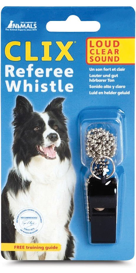 CLIX Referee Whistle, Black - Jeffers - Animal & Pet Supplies > Pet Training Aids