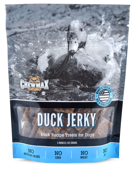 ChewMax Duck Jerky, 5 oz -   