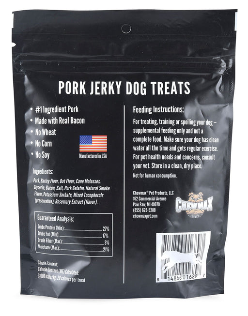 ChewMax Pork Jerky, 5 oz -   