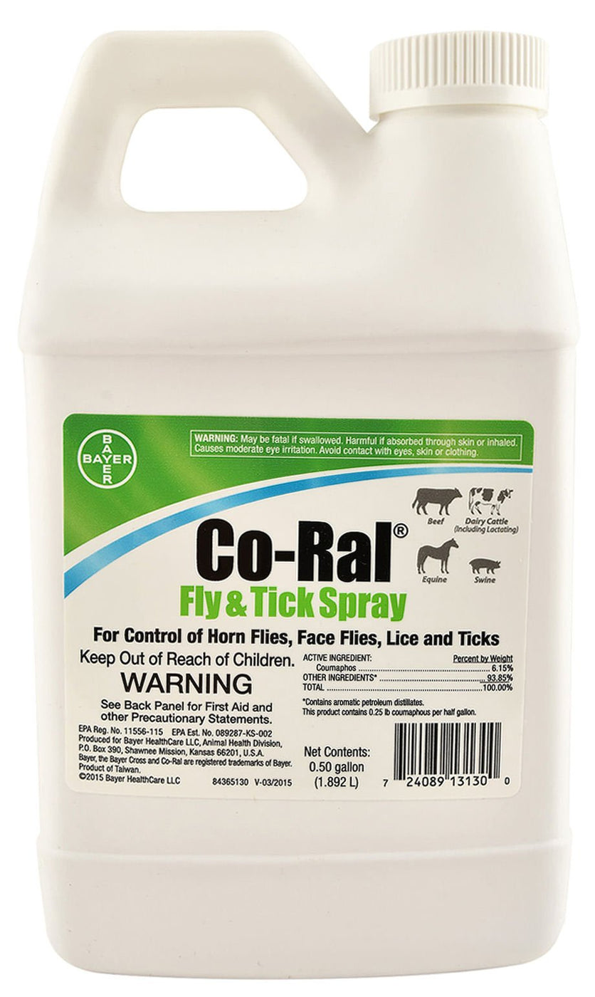 Bayer Co-Ral Fly & Tick Spray & Pesticide, 64 oz — Jeffers