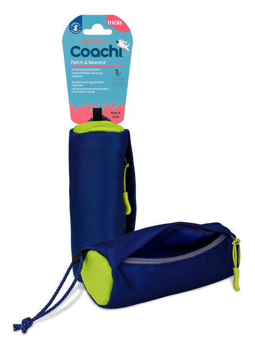 Coachi Fetch & Reward Training Toy, Navy & Lime - Jeffers - Animal & Pet Supplies > Pet Training Aids