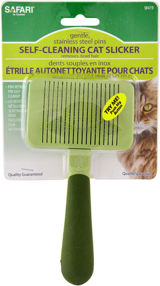 Coastal Self - Cleaning Slicker Brush, Small - Jeffers - Animal & Pet Supplies > Pet Grooming > Pet Combs & Brushes