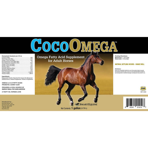 CocoOmega Oil, Concentrate, Omega Fatty Acid Supplement for Horses - SMACH - 1 gallon - 2