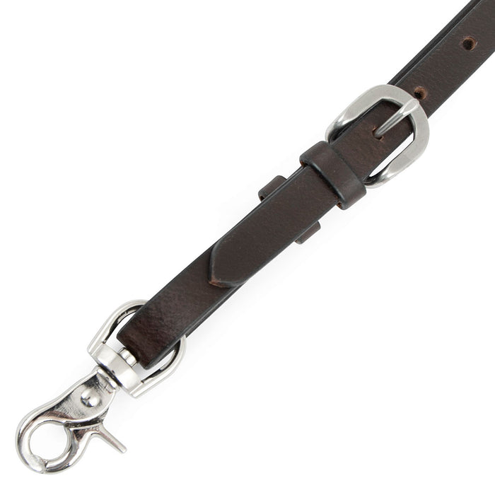 Cody Pro Stars & Stripes Breast Collar with Floral Tooling - BUFW7 - Brown - Horse - 5