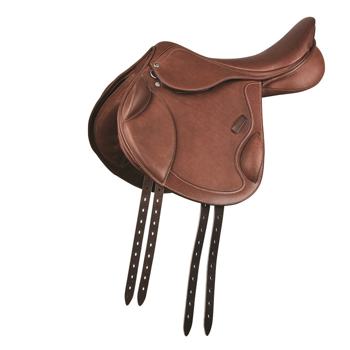 Collegiate Degree Mono Flap Event Saddle - 0V1RA - Brown - 16 in Seat - 6