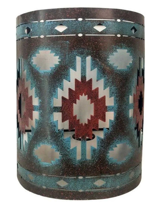 Colorful Aztec Rustic Southwestern Wall Sconce - Jeffers - Home Goods & Gifts > Home Decor and Candles for Home Improvement