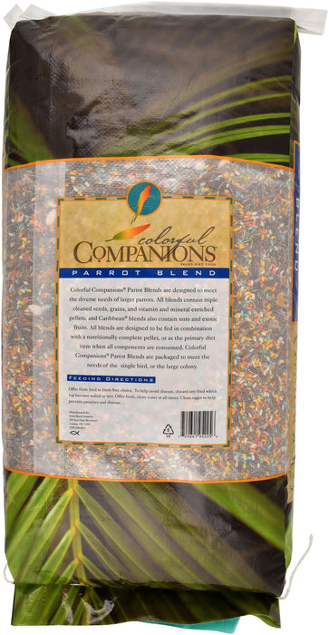 Colorful Companions Parrot Feed, 25 lb - Jeffers - Bird Supplies > Bird Supplies