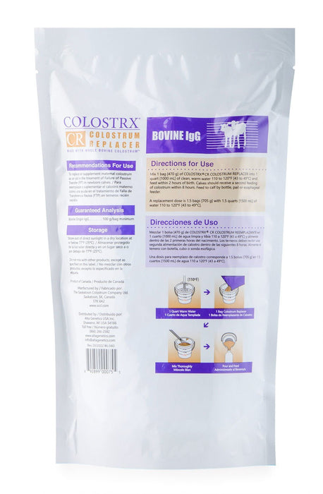 Colostrx CR Colostrum Replacer for Calves, 16.6 oz - AGIC5 - 2