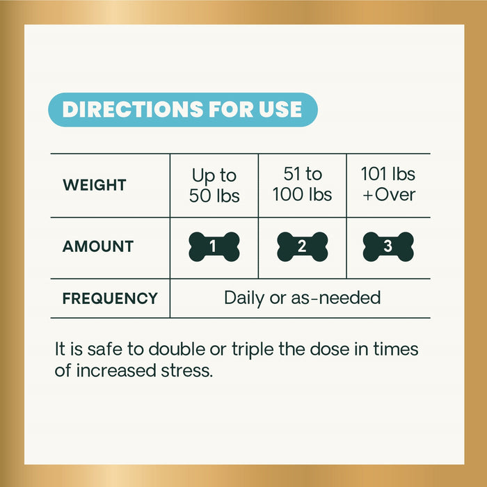 Composure, 60 Bite Sized Chews - 015VS-900780-60 - chicken liver flavor - 60 ct chews - 7