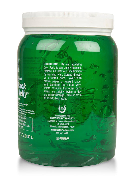 Cool Pack Green Jelly, 1/2 gal - Jeffers - Horse Supplies > Horse Supplies