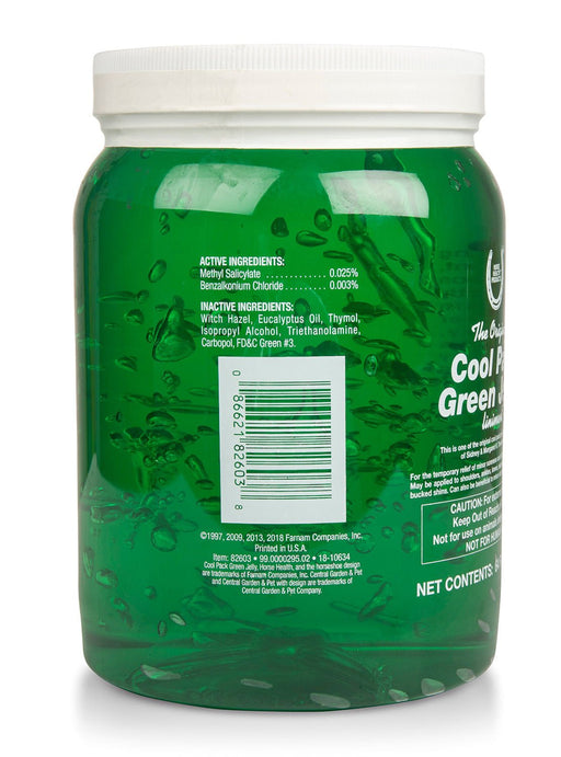 Cool Pack Green Jelly, 1/2 gal - Jeffers - Horse Supplies > Horse Supplies