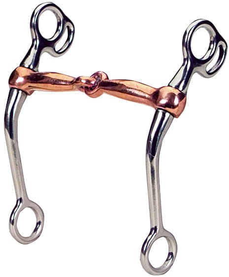 Copper Snaffle Mouth Training Bit - Jeffers - Horse Supplies > Horse Tack > Bridle Bits