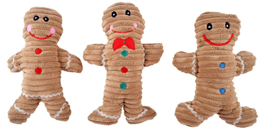 Corduroy Gingerbread Man - Jeffers - Dog Supplies > Dog Toys