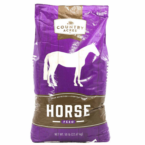 Country Acres 12% Pellet Horse Feed, 50 lb - PANA8 - 50 lbs - 1