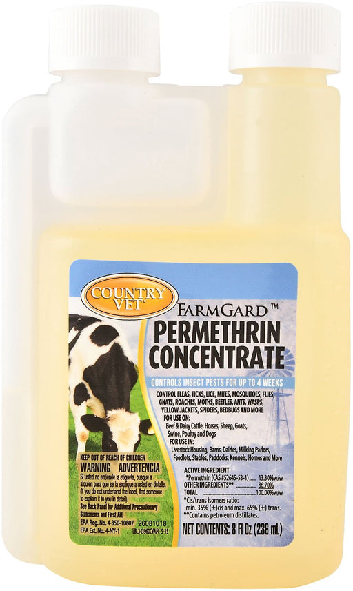 Country Vet FarmGard 13.3% Permethrin Concentrate - Jeffers - Animal Health & Wellness > Fly & Insect Control