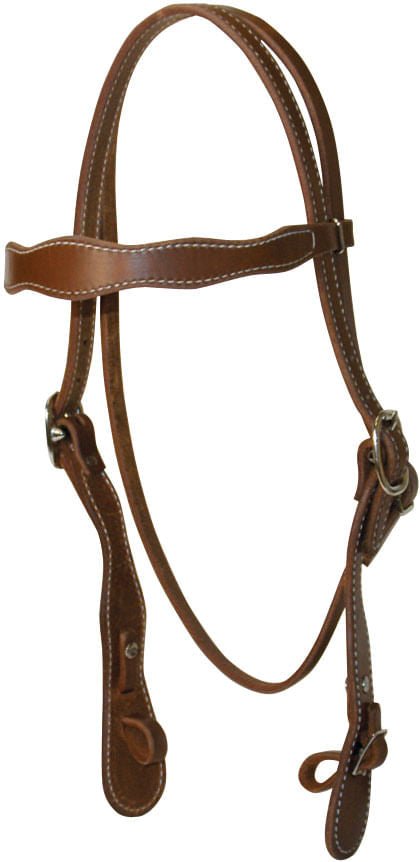 Cowboy Browband Headstall - Jeffers - Horse Supplies > Horse Tack > Bridles & Headstalls