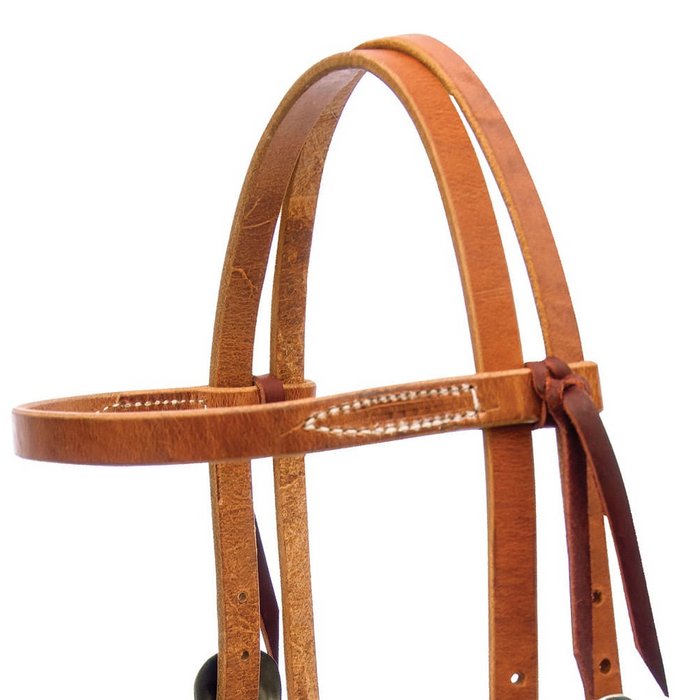 Berlin Leather Cowboy Culture Floral Buckle Headstall