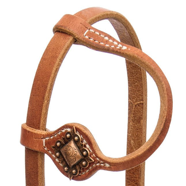 Berlin Leather Cowboy Culture Floral Buckle Headstall