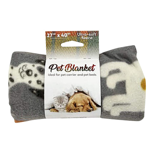 Cozy Pet Blanket, Assorted Patterned, 27" x 40" - KL22B - Assorted - 27" x 40" - 1