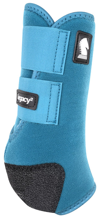 Classic Equine Legacy 2 Front Boots, Large - Teal  