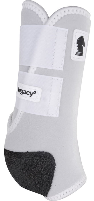 Classic Equine Legacy 2 Front Boots, Large - White  