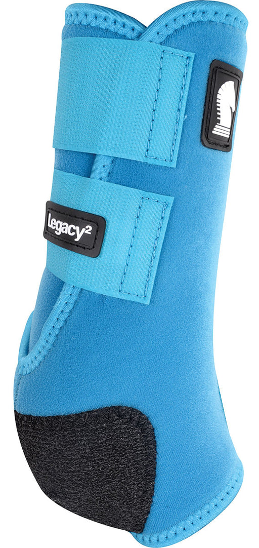 Classic Equine Legacy 2 Hind Boots, Medium - Turquoise  