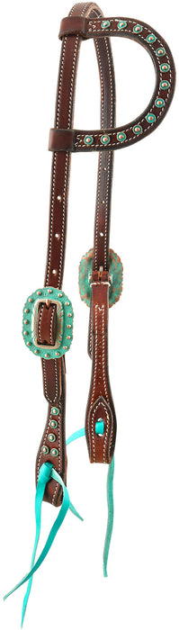 Martin Antique Turquoise Sliding Ear Headstall -   