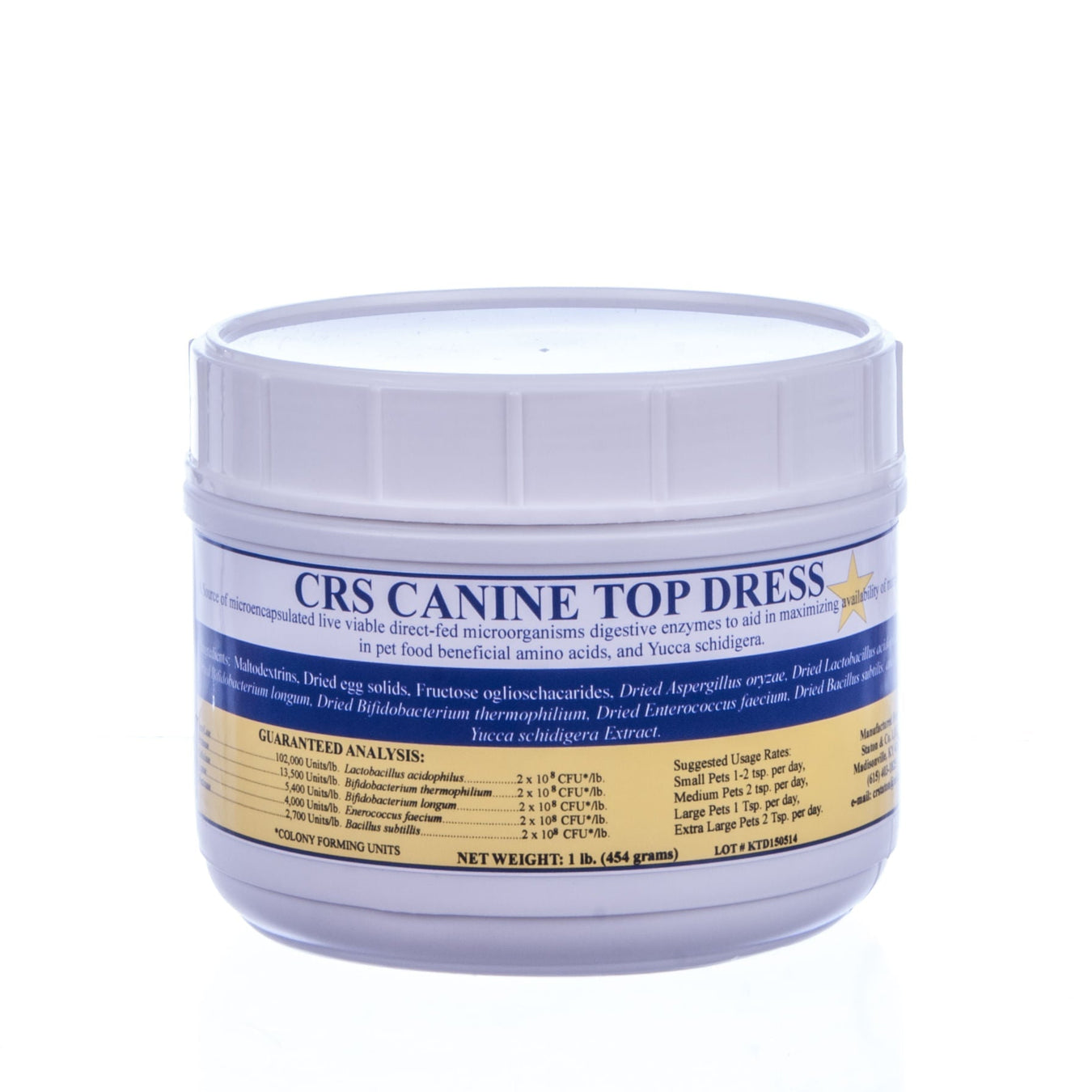 CRS Gold Canine Top Dress, 1 lb - ZKC3 - 1