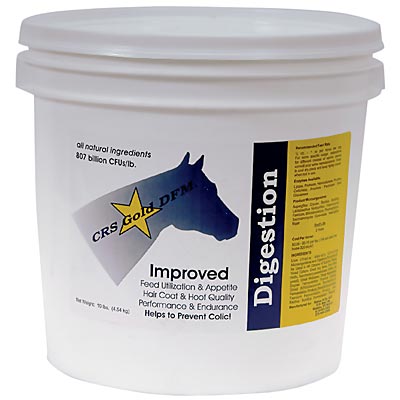 CRS Gold DFM Equine Supplement - ZKC1 - Powder - 10 lbs - 1