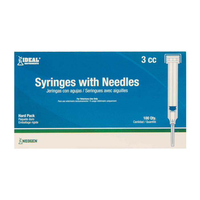 Ideal Luer Slip Syringes, Boxes - 3 mL (100 count) - Monoject L.S. Syringe  