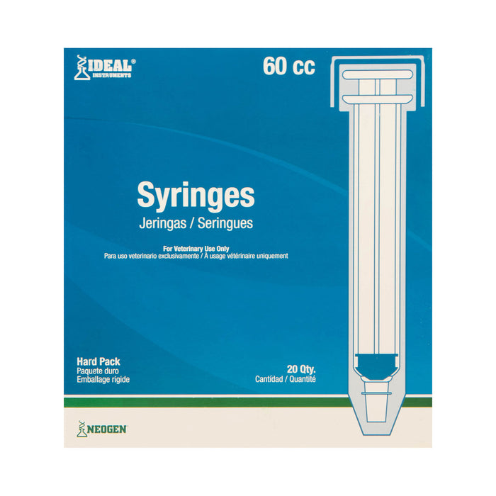 Ideal Luer Slip Syringes, Boxes - 60 mL (20 count) - Monoject L.S. Syringe  