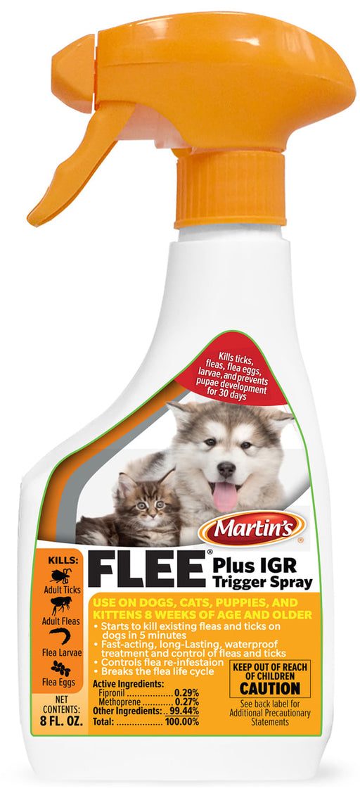 Martin's Flee Plus IGR Trigger Spray - Martin's Flee Plus IGR Trigger Spray, 8 oz  