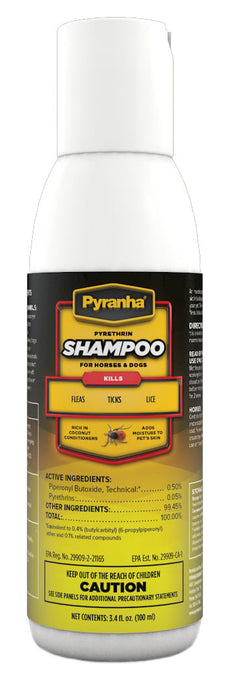 Pyranha Pyrethrin Shampoo - Pyranha Shampoo, 3.4 oz  