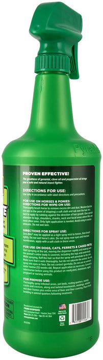 Pyranha Zero-Bite Natural Fly Spray - Pyranha Zero-Bite, 32 oz  