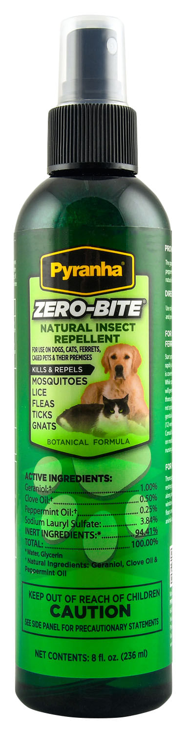 Pyranha Zero-Bite Natural Fly Spray - Pyranha Zero-Bite, 8 oz  