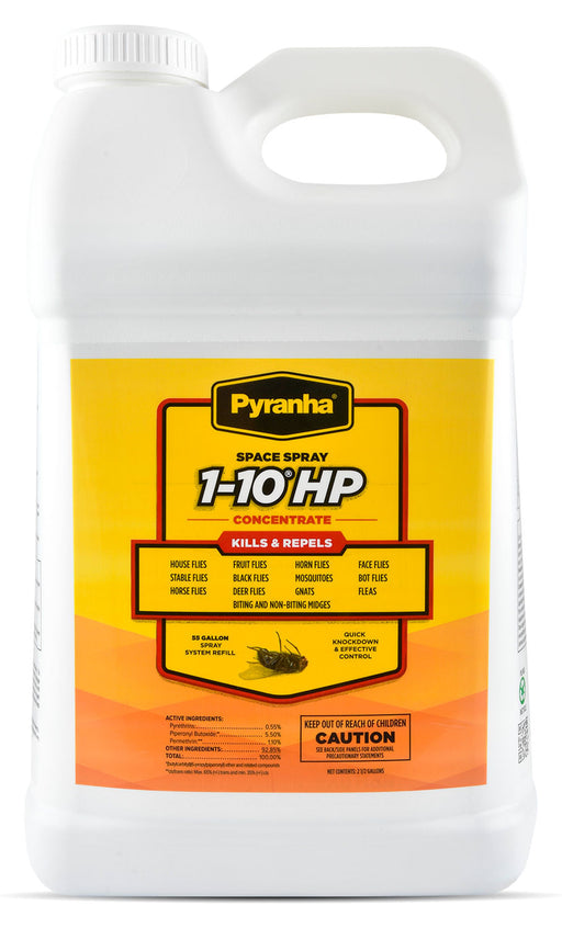 Pyranha Space Spray 1-10 HPS Concentrate - Pyranha Fly Spray System 55 Gallon Refill  